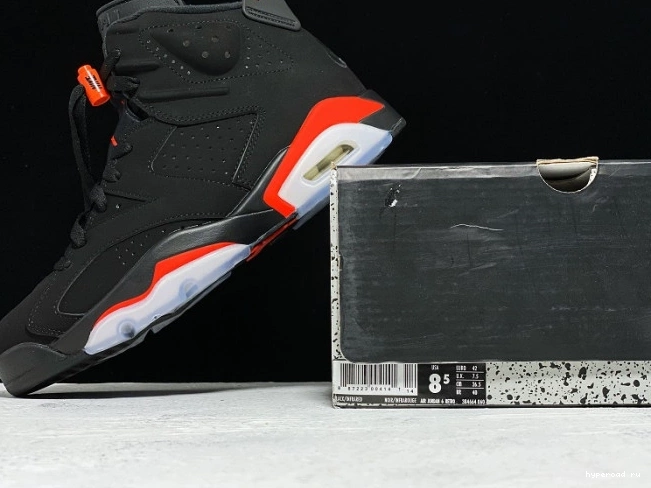 OG 384664-060 Black Jordan 6 Retro Infrared Air 0729